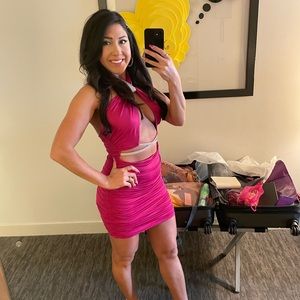 Dressmezee pink mini dress